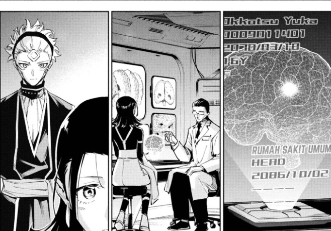 Jujutsu Kaisen Modulo Bab 7 mengungkap kondisi Yuka yang mengidap tumor otak