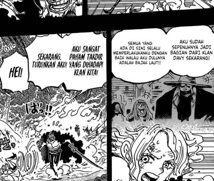 Klan Davy menerima Eris istri Rocks D. Xebec di One Piece 1162