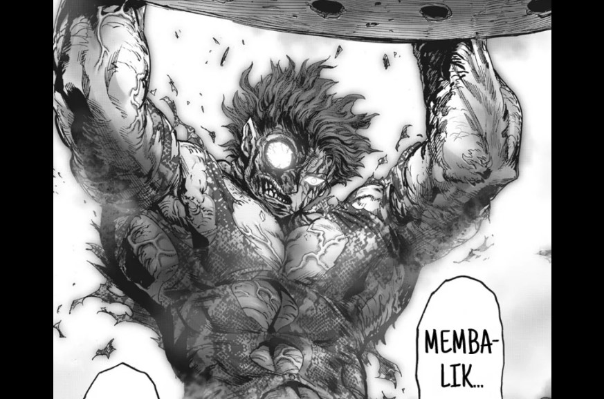 Wajah monster Sweet Mask terungkap di One Punch Man 216