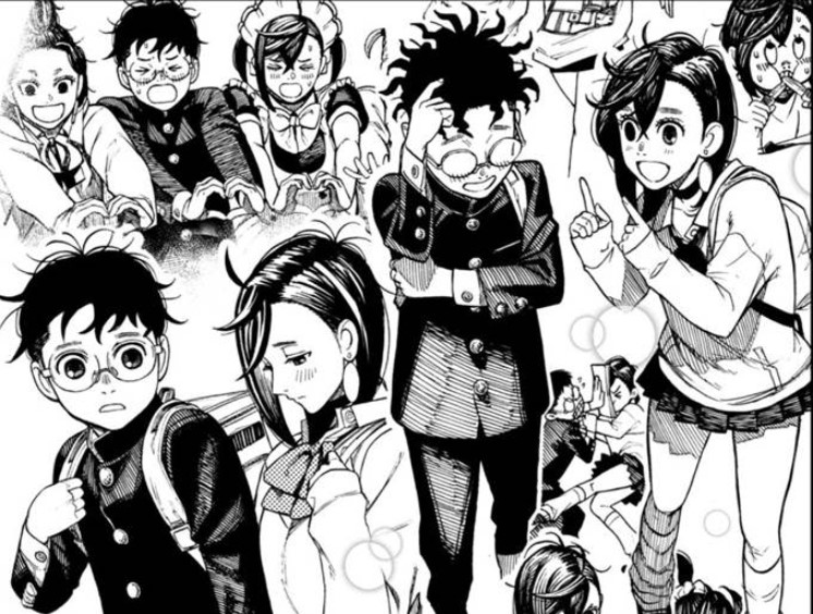 Dandadan Chapter 212 memperlihatkan Momo kehilangan kenangan tentang Okarun